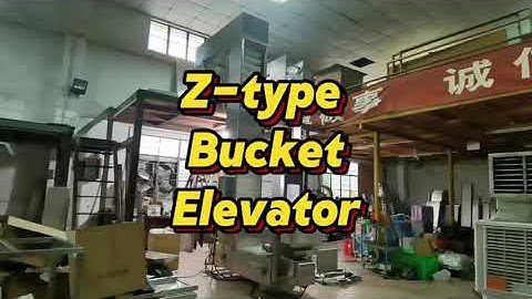 Z-type Bucket Elevator for Bulk Material Handling Granules Food Conveyor