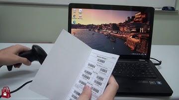 Configuração do Nosso Leitor de Códigos de Barras para Funcionamento em Modo Contínuo