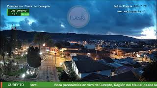 Curepto cámara en VIVO - 4K - Panorámica Curepto - Región del Maule - Chile - Live stream - ライブカメラ