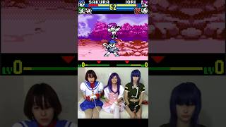 Cosplay Retas - Iori vs Sakura, Athena y Leona