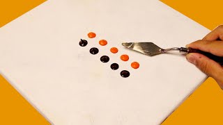 Easy Abstract Painting Demo / For Beginners YouTube