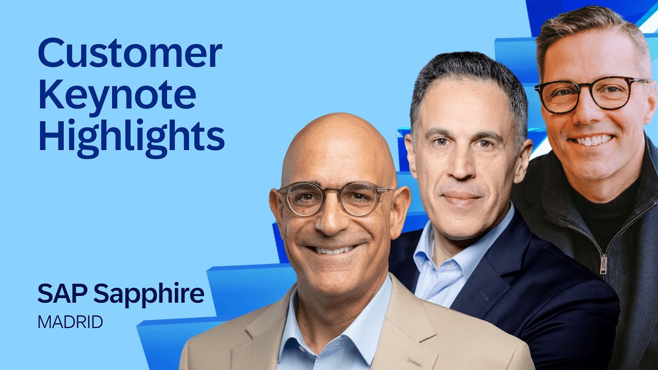 Customer Keynote Highlights in 11 Mins: Joule, AI, & More | SAP Sapphire Madrid 2025