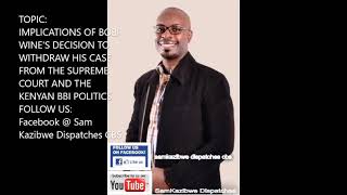 Dr Sam Kazibwe: Bobi Wine Okujja omusango mu Supreme Court Kitegeeza ki?
