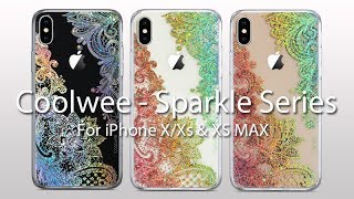 Coolwee iPhone XS & XS MAX Lace colorful bling bling glitter Case - Sparkle Series screenshot 4
