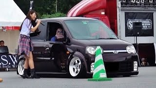 Kcar S1 Gp ダイハツ ムーヴ 車高短 シャコタン Lowered Exhaust Low Car Youtube