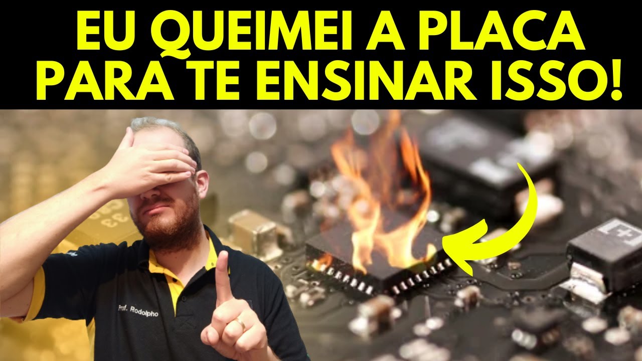 EU QUEIMEI A PLACA PARA TE ENSINAR a Como Testar com FONTE CC! Assista até o FINAL! Eletronica Facil