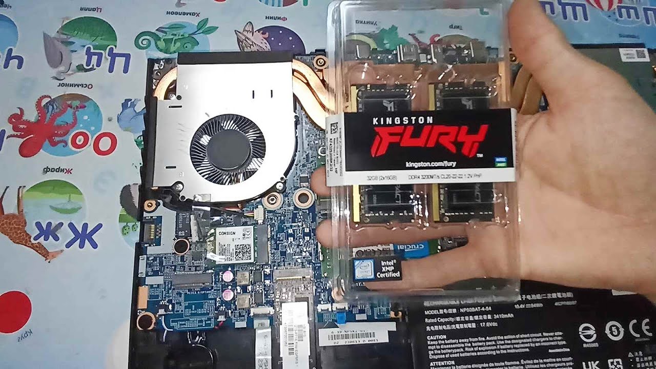 Замена оперативной памяти на ноутбуке GIGABYTE , как поменять ...