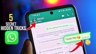 Top 5 Secret Whatsapp Hidden Tricks | Whatsapp Tricks 2022