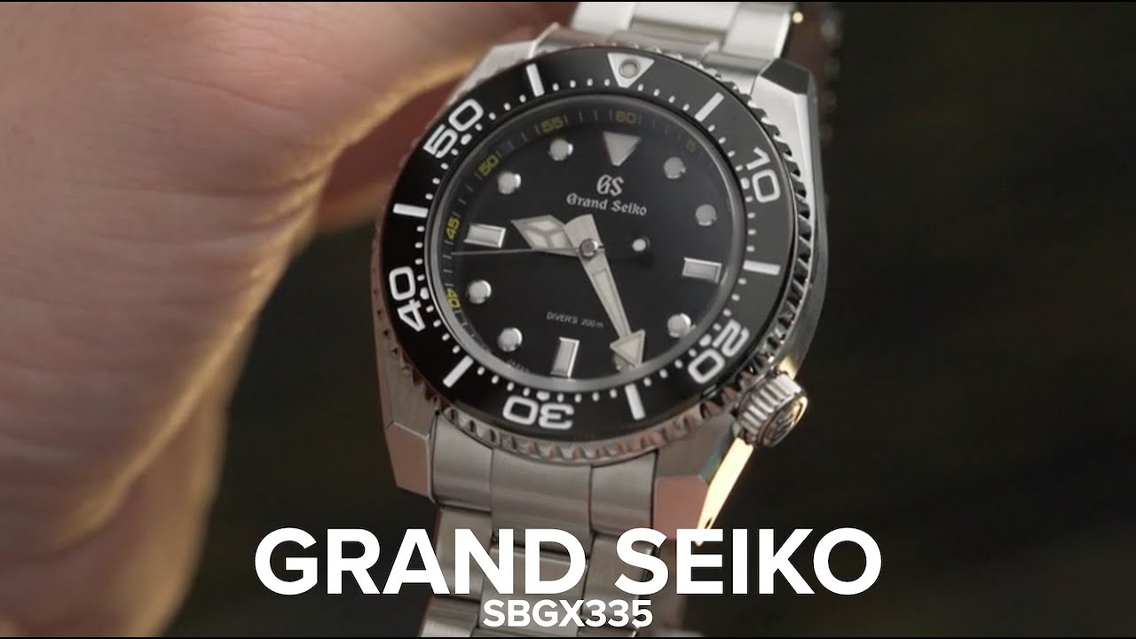 The function forward Grand Seiko SBGX335 - YouTube