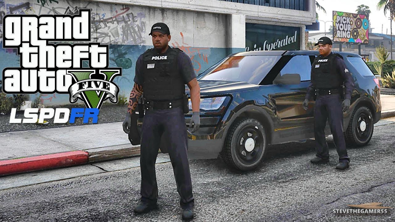 LSPDFR #576 - GANG UNIT PATROL (GTA 5 REAL LIFE POLICE PC MOD) GROVE ST LOCKDOWN