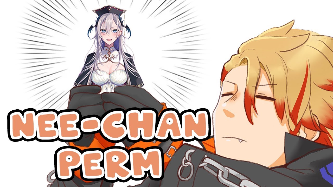 [ENG SUB/HolostarsEN] Axel got his Kawaii Nee-chan perm