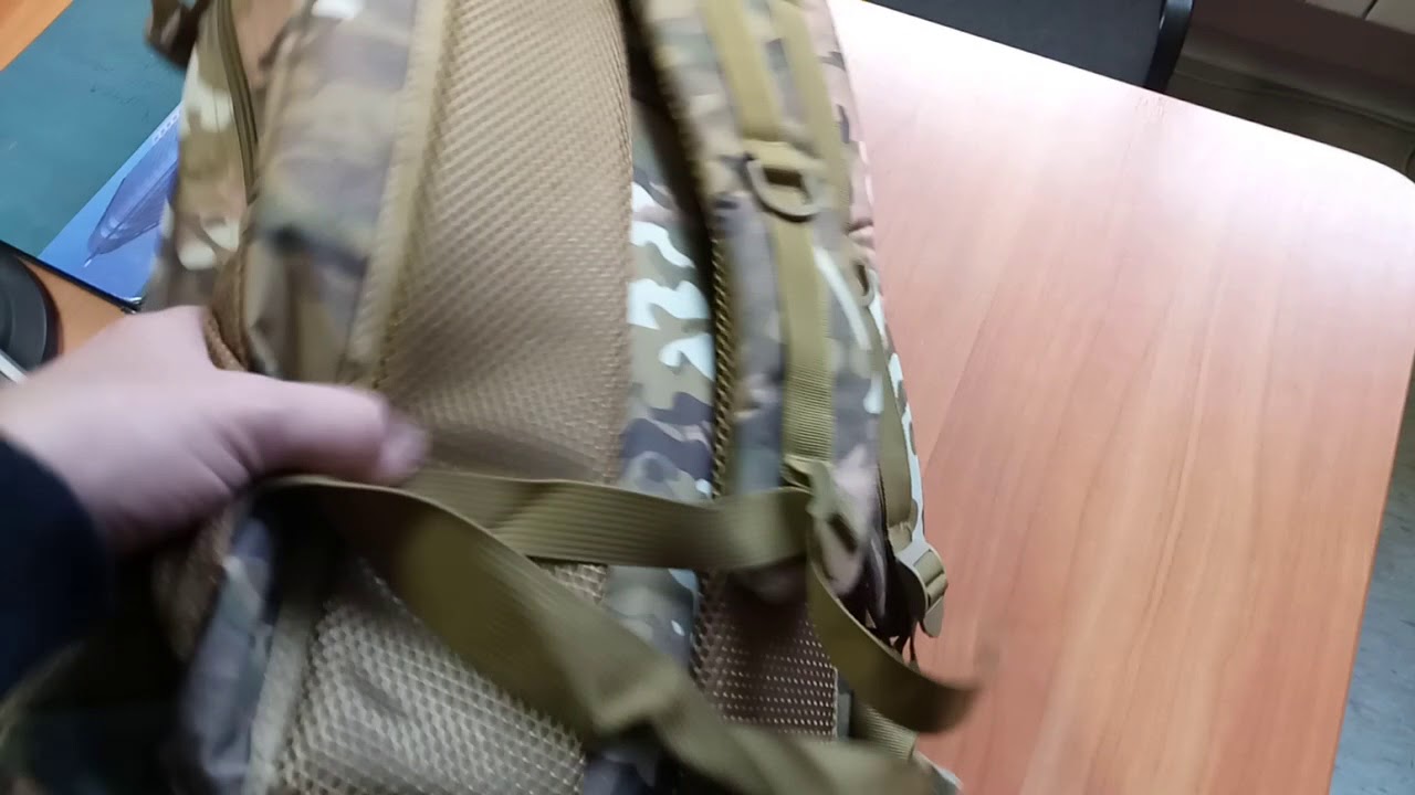 FLAMEHORSE 50L Large Capacity Unisex Camouflage Outdoor Hiking Travel Backpack