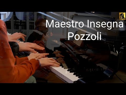 Maestro Insegna Sorrisi Infantili Ettore Pozzoli C.Bechstein A228