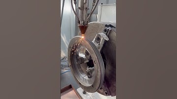 Laser cladding machine is working #repair #laser #remanufacturing  #additivemanufacturing