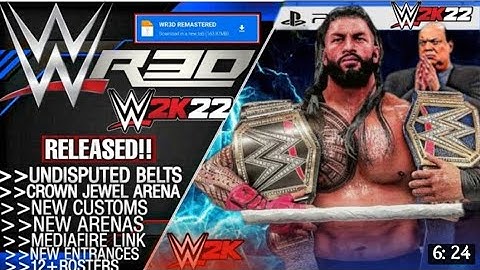WR3D 2K22 NEW GAME MOD RELEASED | WWE GAME | WWE 2K22 | WWE FANS |