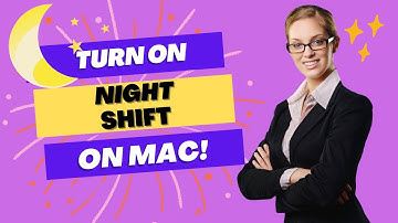 How to Turn on Night Shift on Mac