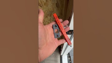 No Hole? No Problem! How to Add a Deadbolt Hole to Any Door Frame!