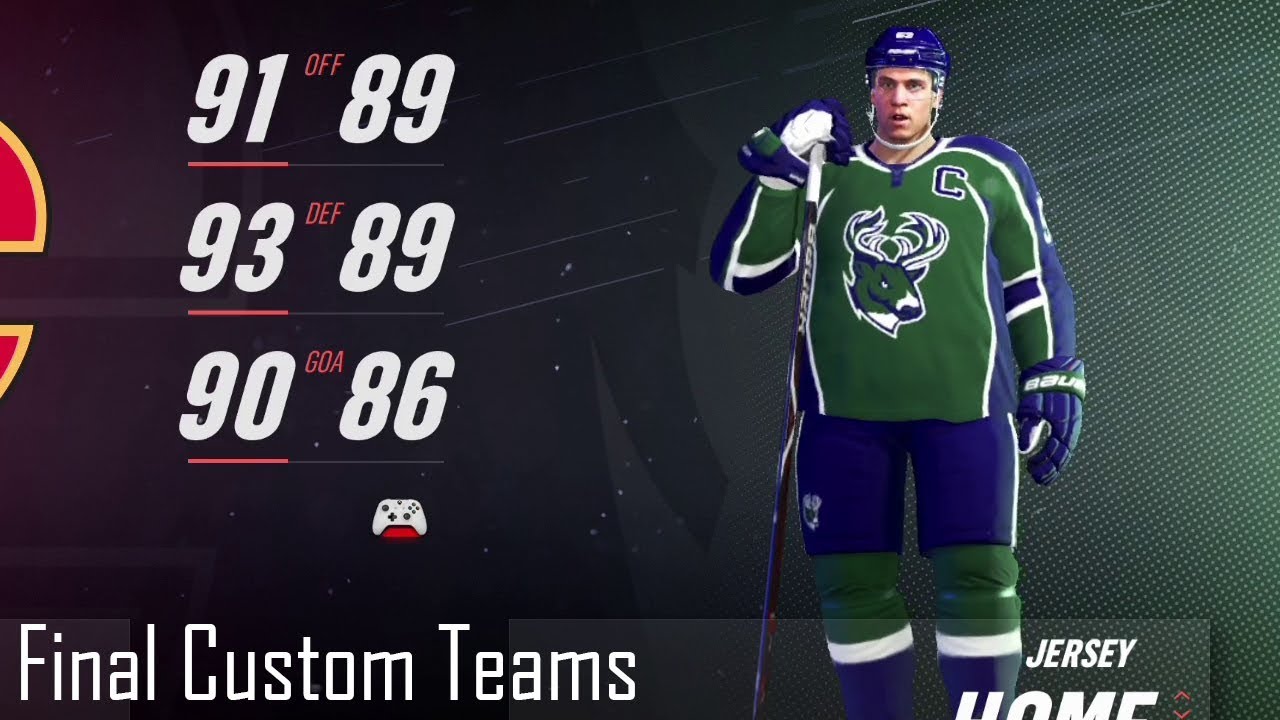 nhl 19 custom jerseys