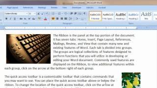 Insert a picture or clipart in Word 2007.mp4