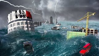 GTA 5  MEGA STORM FLOODS LOS SANTOS!