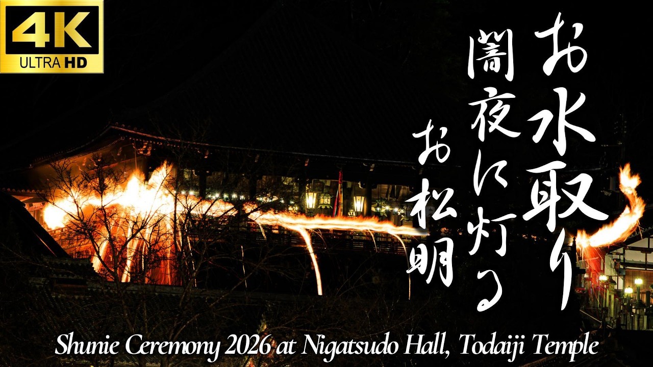 修二会2026】東大寺二月堂 お松明｜第二拝観所から見る18分ノーカット