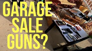 I Found REAL GUNS at a GARAGE SALE!