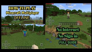 How To Play Minecraft Multiplayer Without Internet (Working on Minecraft Latest Version) screenshot 3