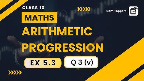 In  an  AP: (v) given d = 5, S9  = 75, find a and a9 . | Ex 5.3 | Q3 (v) #maths