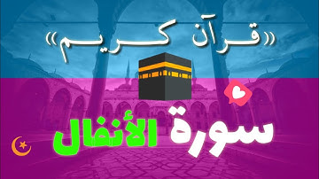 القران الكريم سورة الانفال قراءة خاشعة مؤثرة ⁦♥️⁩⁦♥️⁩