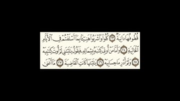 سورة الحاقة٢٣الى٢٧ #سورةالفاتحة #اكسبلور #سورةالكوثر #سورةالاخلاص #ترند #سورةالفلق #تيك_توك #لايك