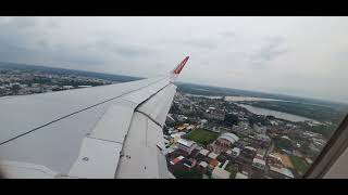 Thai Airways VietJet Air flight VZ224 landing from Suwan-Ubon เวียดเจ๊ทแอร์ จากสุวรรณภูมิ-อุบล EP55 screenshot 2