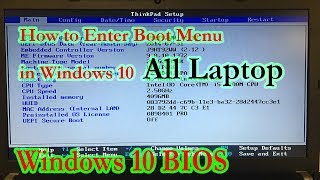 How to get the Boot menu or BIOS on a Windows 10 PC screenshot 5