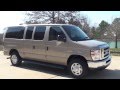 HD VIDEO 2012 FORD E350 12 PASSENGER VAN USED FOR SALE SEE WWW.SUNSETMILAN.COM