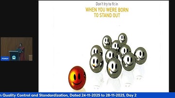 Capacity Building Training Programme on Quality Control and Standardization, Day 2