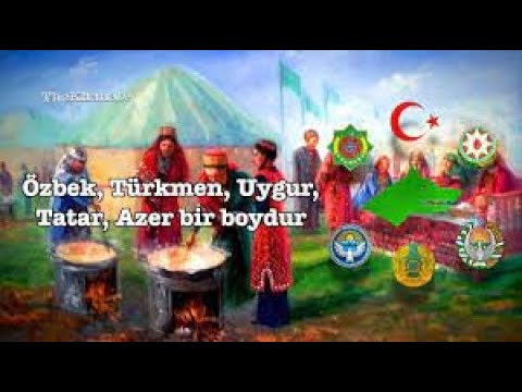 Özbek, Türkmen, Uygur, Tatar, Azer bir boydur.  Karakalpak, Kırgız, Kazak bunlar bir soydur!