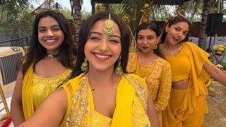 My First Haldi Experience 🥰  Sangeet Celebration 😍& Memories!😇