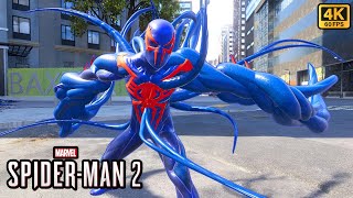 SpiderMan 2099 (Miguel O'Hara) Gains Symbiote Abilities  SpiderMan 2 PS5