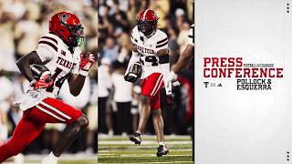 Texas Tech Football: Brice Pollock & Malik Esquerra Postgame Presser | 10.03.2026
