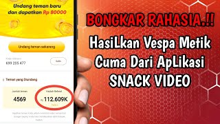 HASILKAN JUTAAN RUPIAH DARI SNACKVIDEO APLIKASI PENGHASIL UANG TERBUKTI MEMBAYAR screenshot 5