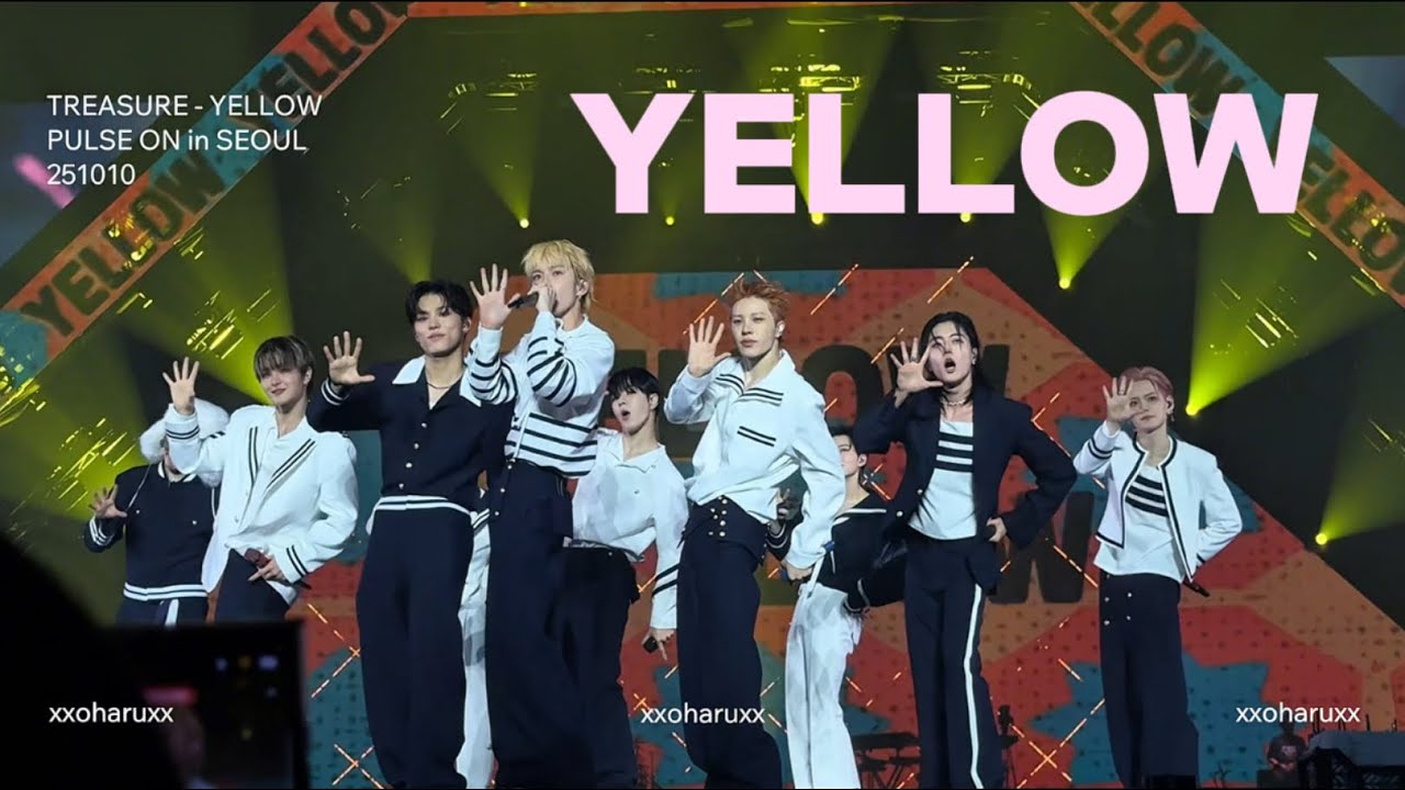 【2K】TREASURE｜YELLOW｜PULSE ON in SEOUL🇰🇷｜261010