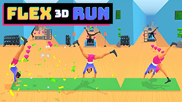 Flex Run 3D 🤩🔮🕺🏼 - 3D Games #RunGame #3DGameplay All Levels Gameplay Walkthrough (iOS & Android)