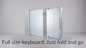 Effortless Typing Anywhere: Minder Folding Portable Bluetooth Keyboard | obVus solutions