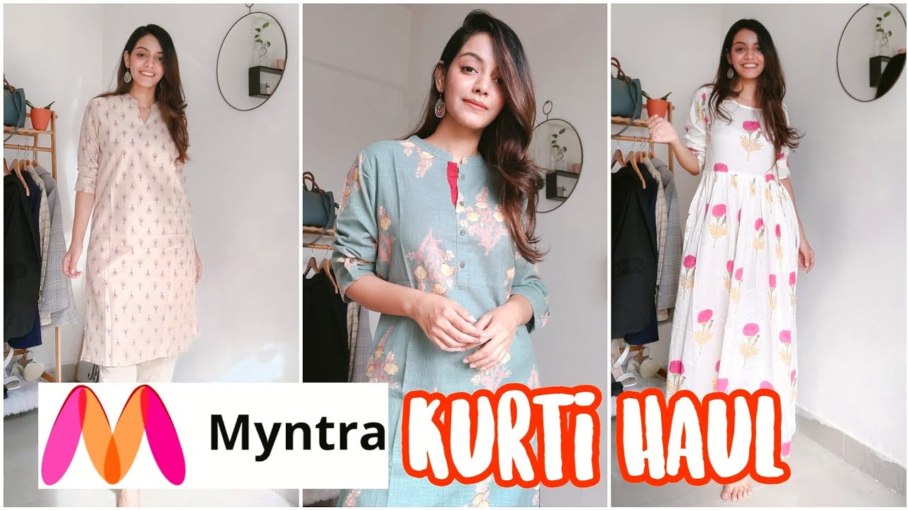 myntra kurtis haul