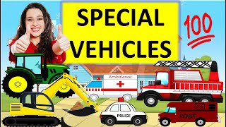 Special Vehicles Tutorial For Kids | LKG Notes| EVS|  @ECLearning | ECERC | www.eclearning.center |