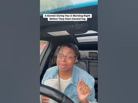 A gemini will warn you before they start gemini'ing - YouTube