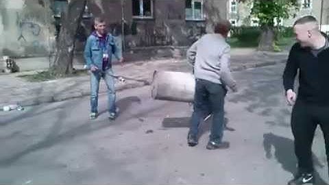 Trash can cannon!