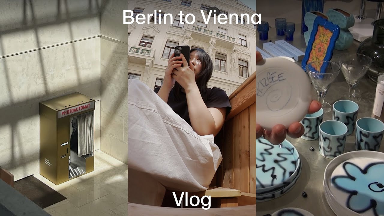 Berlin to Vienna. 무더위 속 비엔나 븨록 Ep.1 🔥☀️🍋