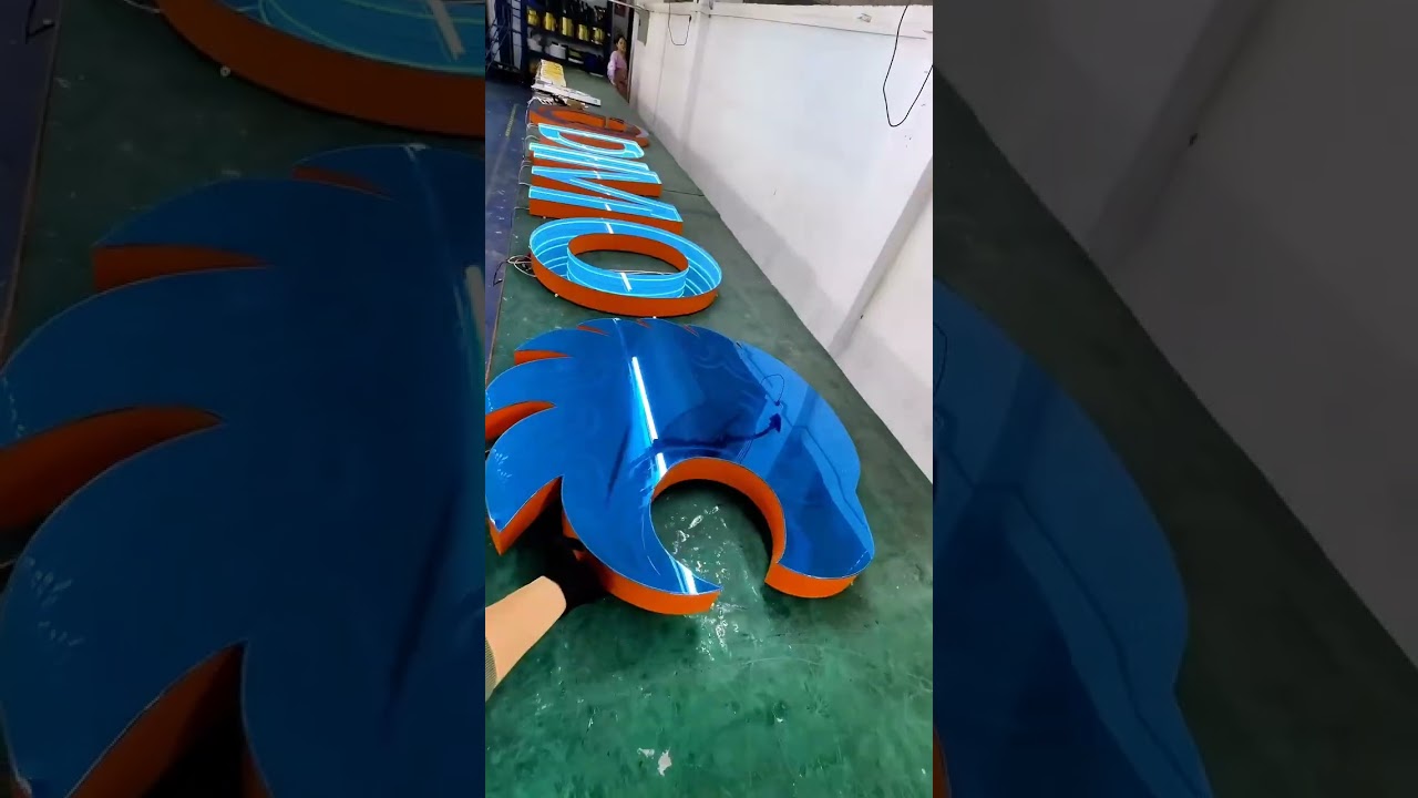 3D signage letter colourfull LED light design signage New ✅🔥 