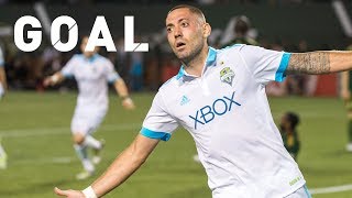 GOAL: Clint Dempsey scores a towering header in stoppage time