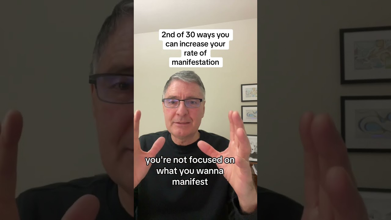 Increase your rate of manifestation